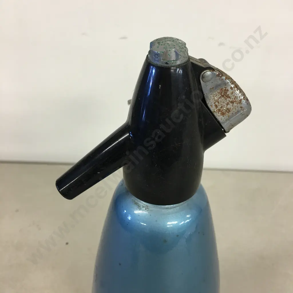 English BOC Blue Soda Syphon  Image 1++
